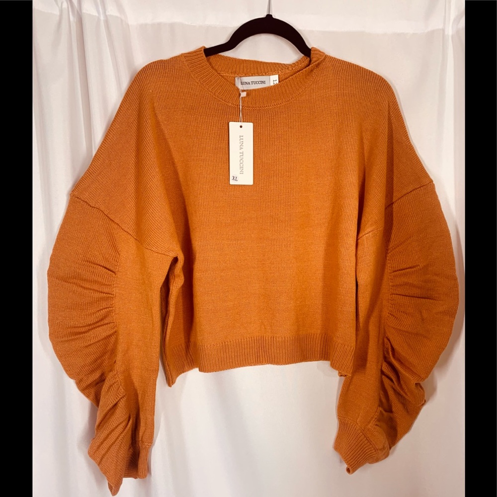 LUNA TUCCINI Orange Sweater